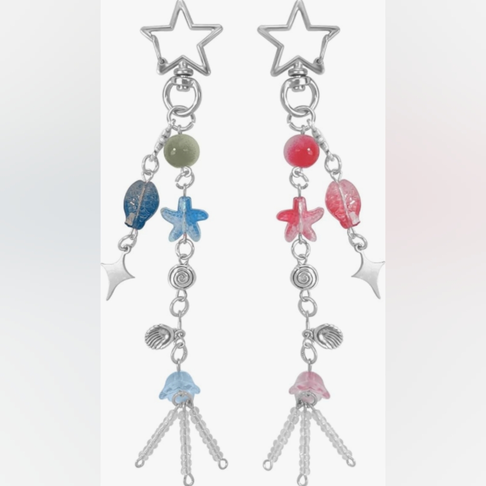 Colorful Starfish‎ Dangle Earrings